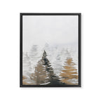 Watercolor Pine Trees 3 Framed Canvas Print Gallery Image 6