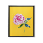 Watercolor Rose Framed Canvas Print Gallery Image 6