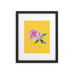 Watercolor Rose Framed Art Print Gallery Image 5