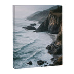 Waves Below Pines - Pacific Northwest Coast Wall Art Canvas Print Gallery Image 6