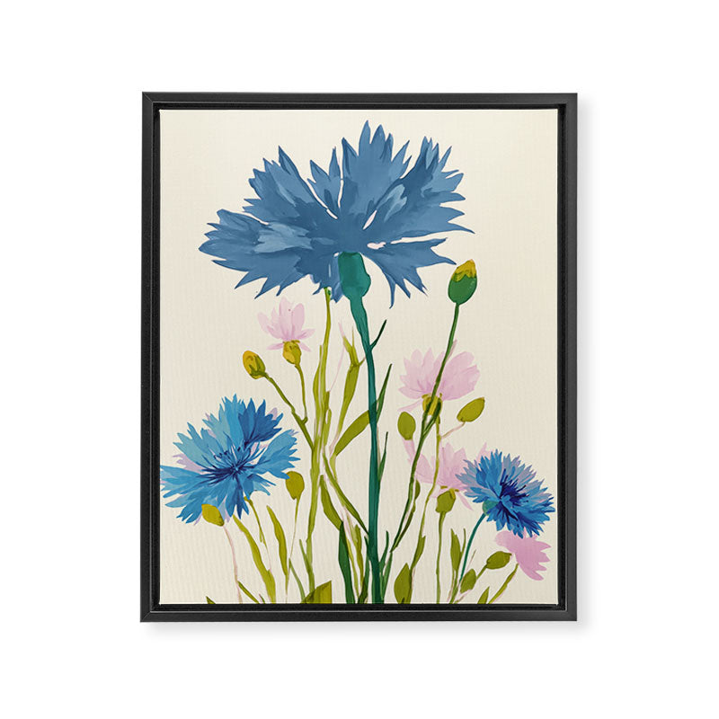 Whispers in Blue Framed Canvas Print Gallery Image 6