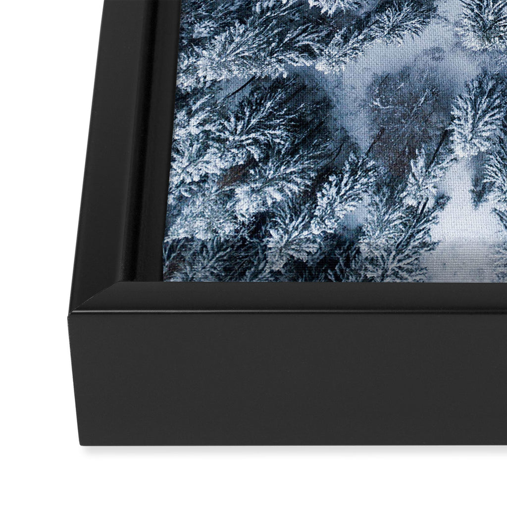 Winter Pine Forest Framed Canvas Print Gallery Image 3