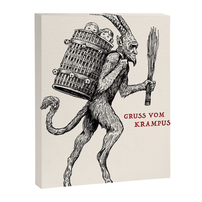 Gruss vom Krampus Canvas Print Gallery Image 1