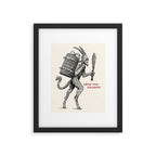 Gruss vom Krampus Framed Art Print Gallery Image 5