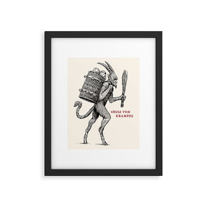 Gruss vom Krampus Framed Art Print Gallery Image 5