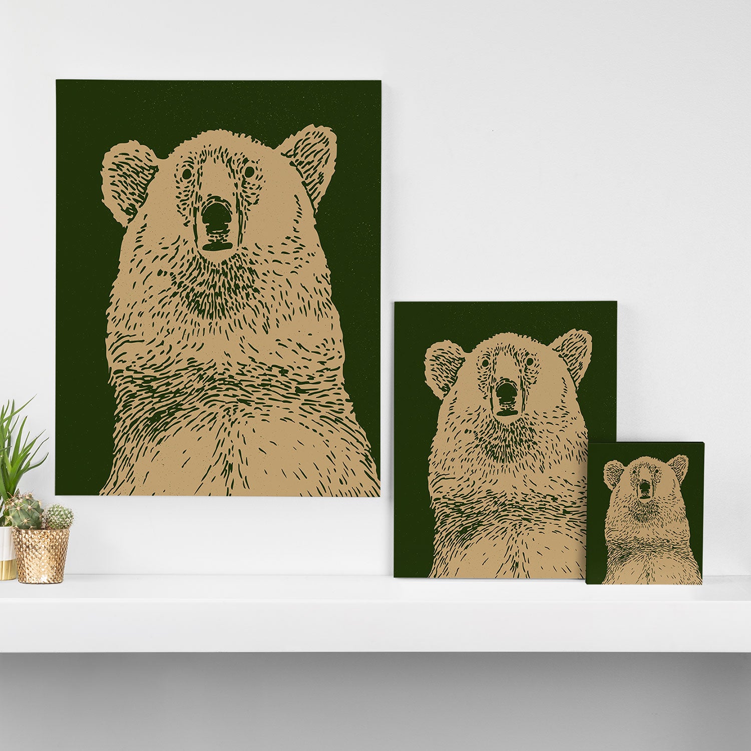 Kodiak Bear Canvas Print Gallery Image 3