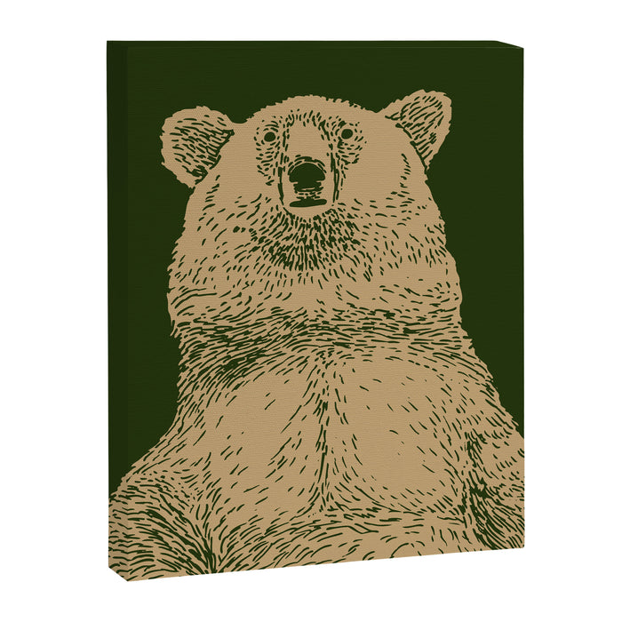 Kodiak Bear Canvas Print Gallery Image 1