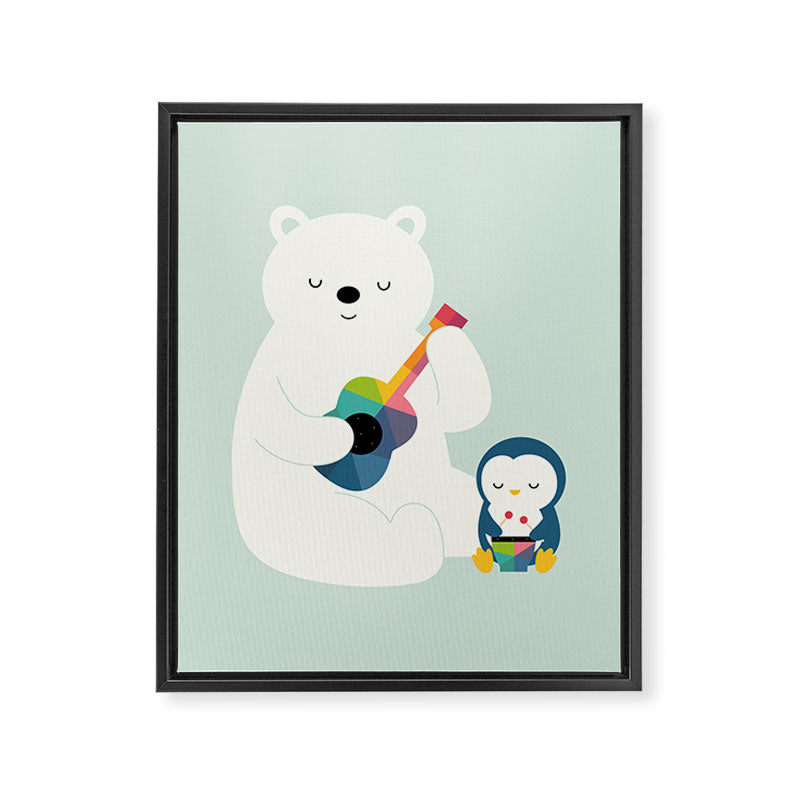 A Little Band Framed Canvas Print Gallery Image 6