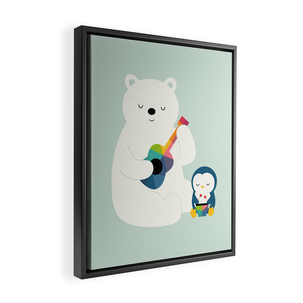 A Little Band Framed Canvas Print Gallery Image 2