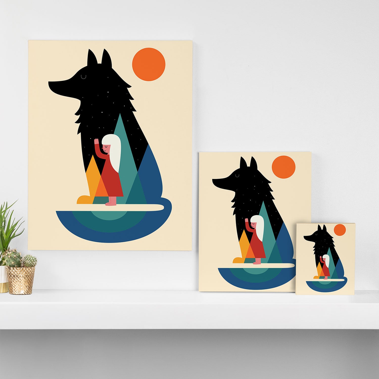 Best Friend Canvas Print Gallery Image 3