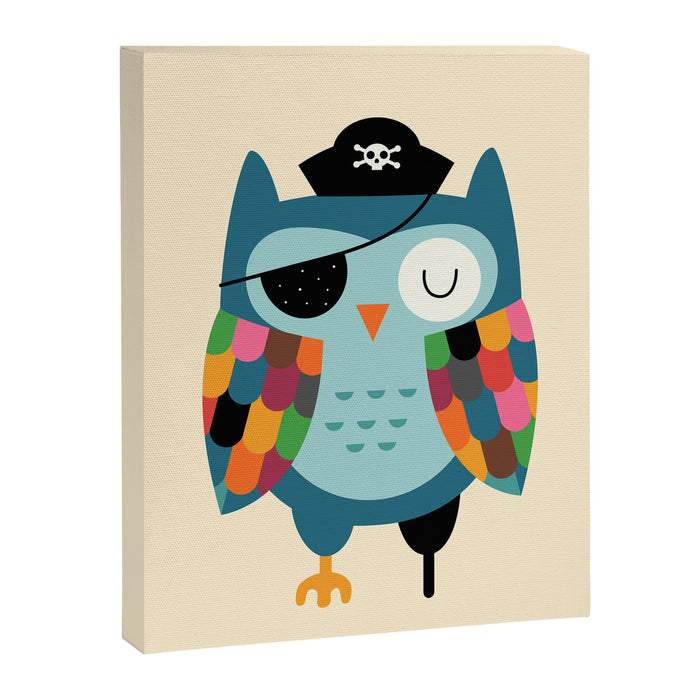 Captain Whooo Canvas Print Gallery Image 1
