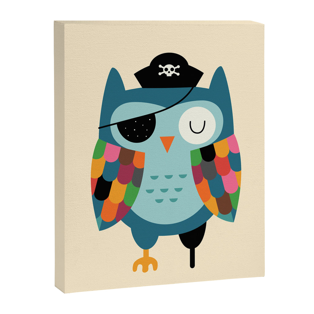 Captain Whooo Canvas Print Gallery Image 6
