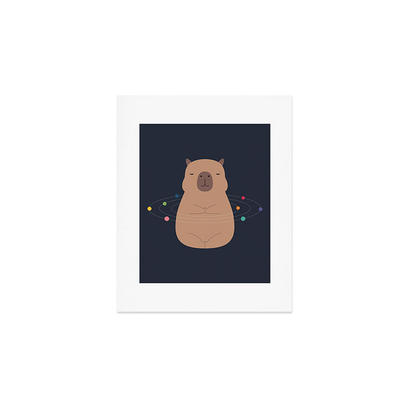 Capybara Universe Art Print Gallery Image 1
