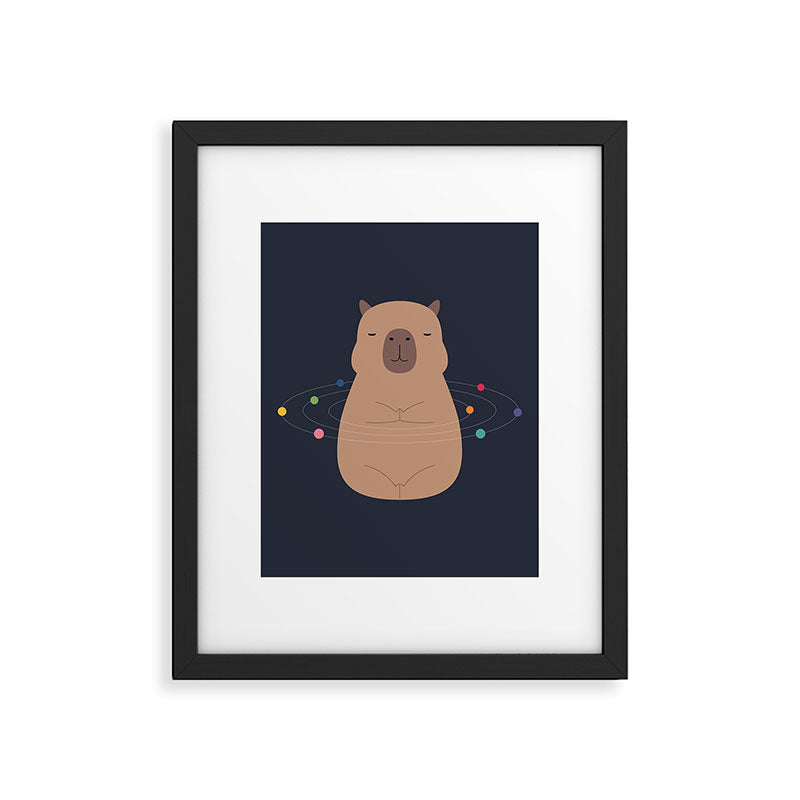 Capybara Universe Framed Art Print Gallery Image 5