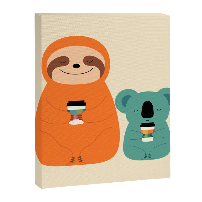 Coffee Buddy Canvas Print Gallery Image 1