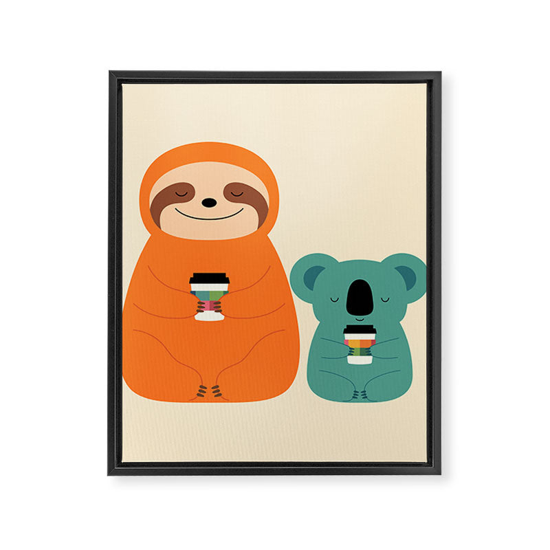 Coffee Buddy Framed Canvas Print Gallery Image 8