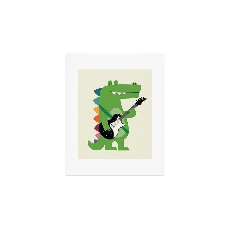 Croco Rock Art Print Gallery Image 1