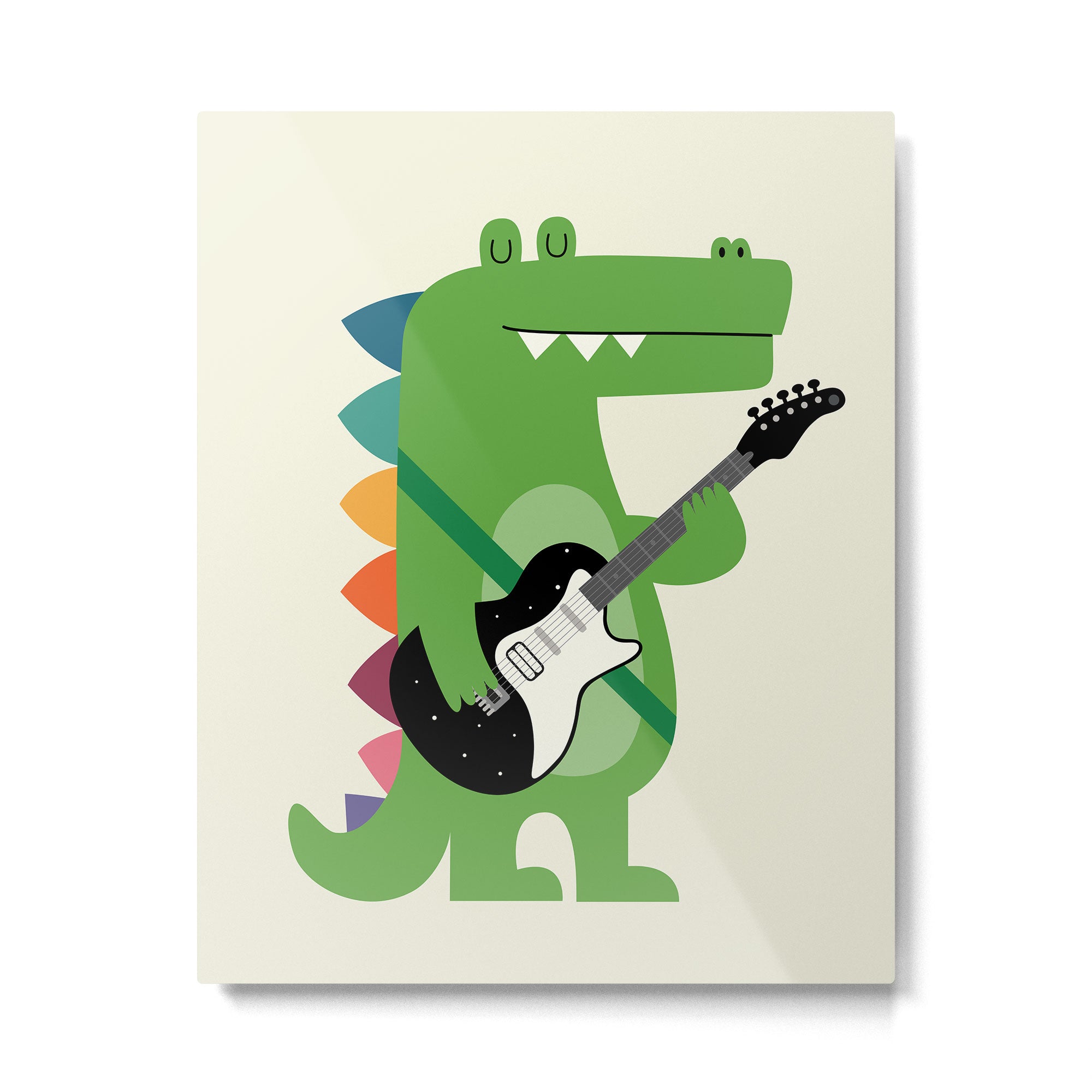Croco Rock Metal Print Gallery Image 4