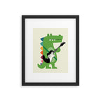 Croco Rock Framed Art Print Gallery Image 5