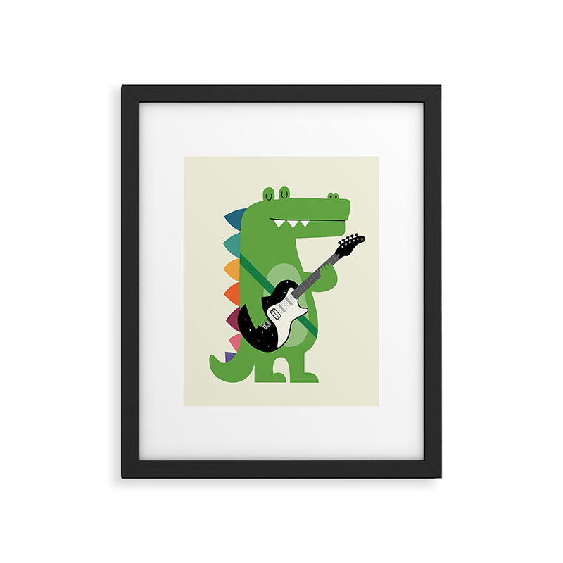 Croco Rock Framed Art Print Gallery Image 4