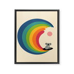 Dream Surfer Framed Canvas Print Gallery Image 6