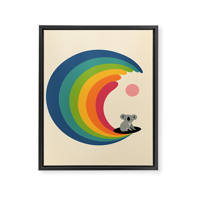 Dream Surfer Framed Canvas Print Gallery Image 6