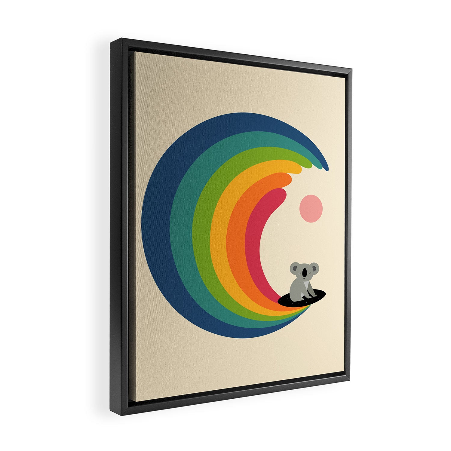 Dream Surfer Framed Canvas Print Gallery Image 2
