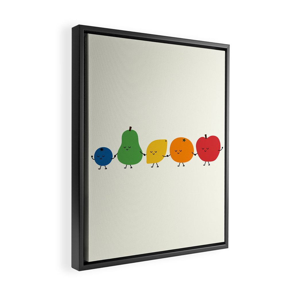 Fruit Parade Framed Canvas Print Gallery Image 2