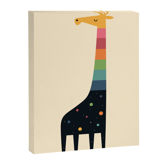 Galaxy Giraffe Canvas Print Gallery Image 1