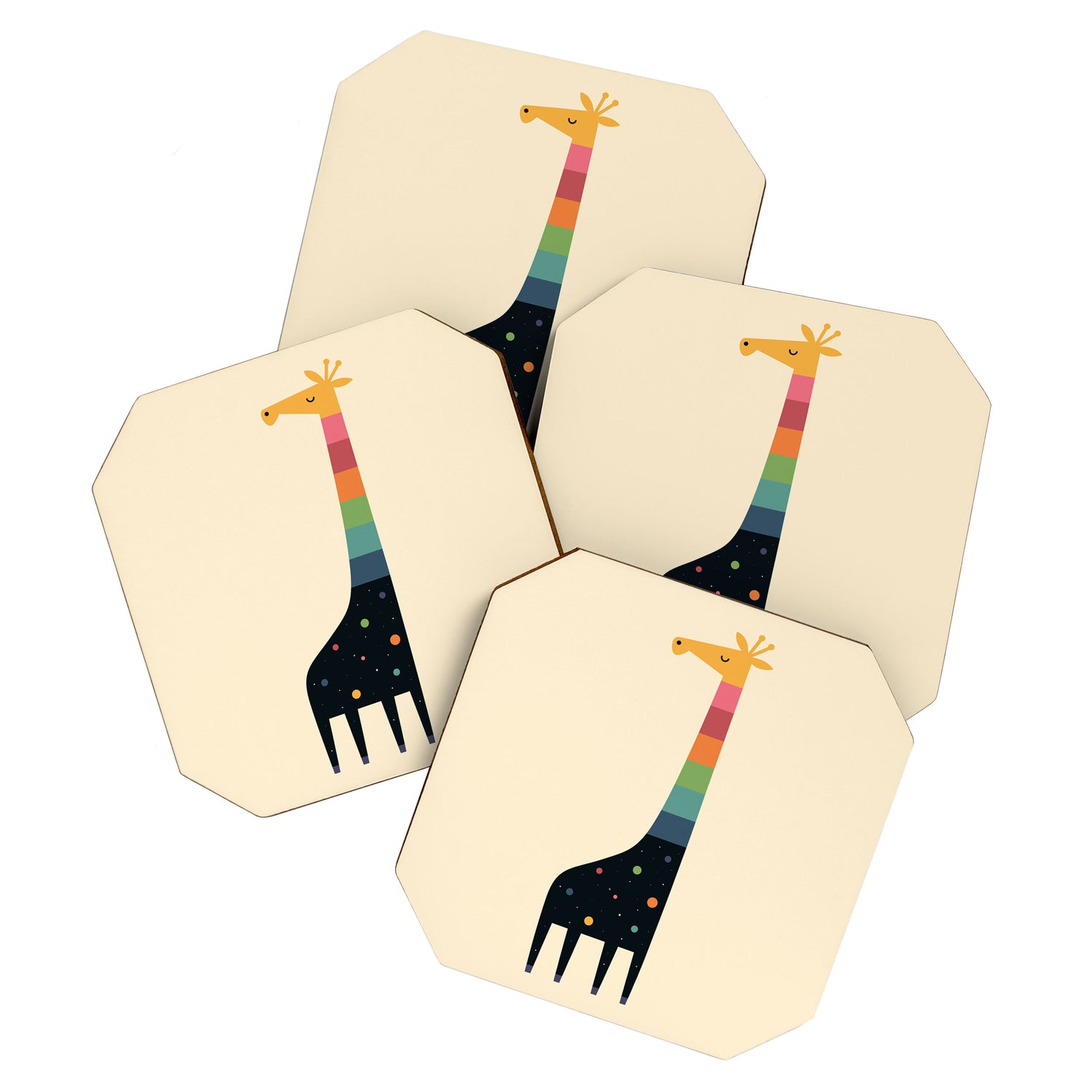 Galaxy Giraffe Coaster Gallery Image 1