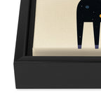 Galaxy Giraffe Framed Canvas Print Gallery Image 3