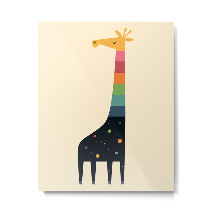 Galaxy Giraffe Metal Print Gallery Image 1