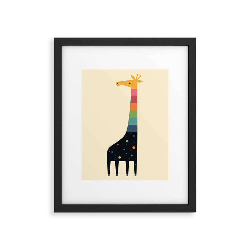 Galaxy Giraffe Framed Art Print Gallery Image 6
