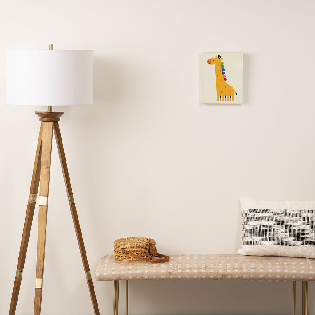 Giraffe Piano Canvas Print Gallery Image 2
