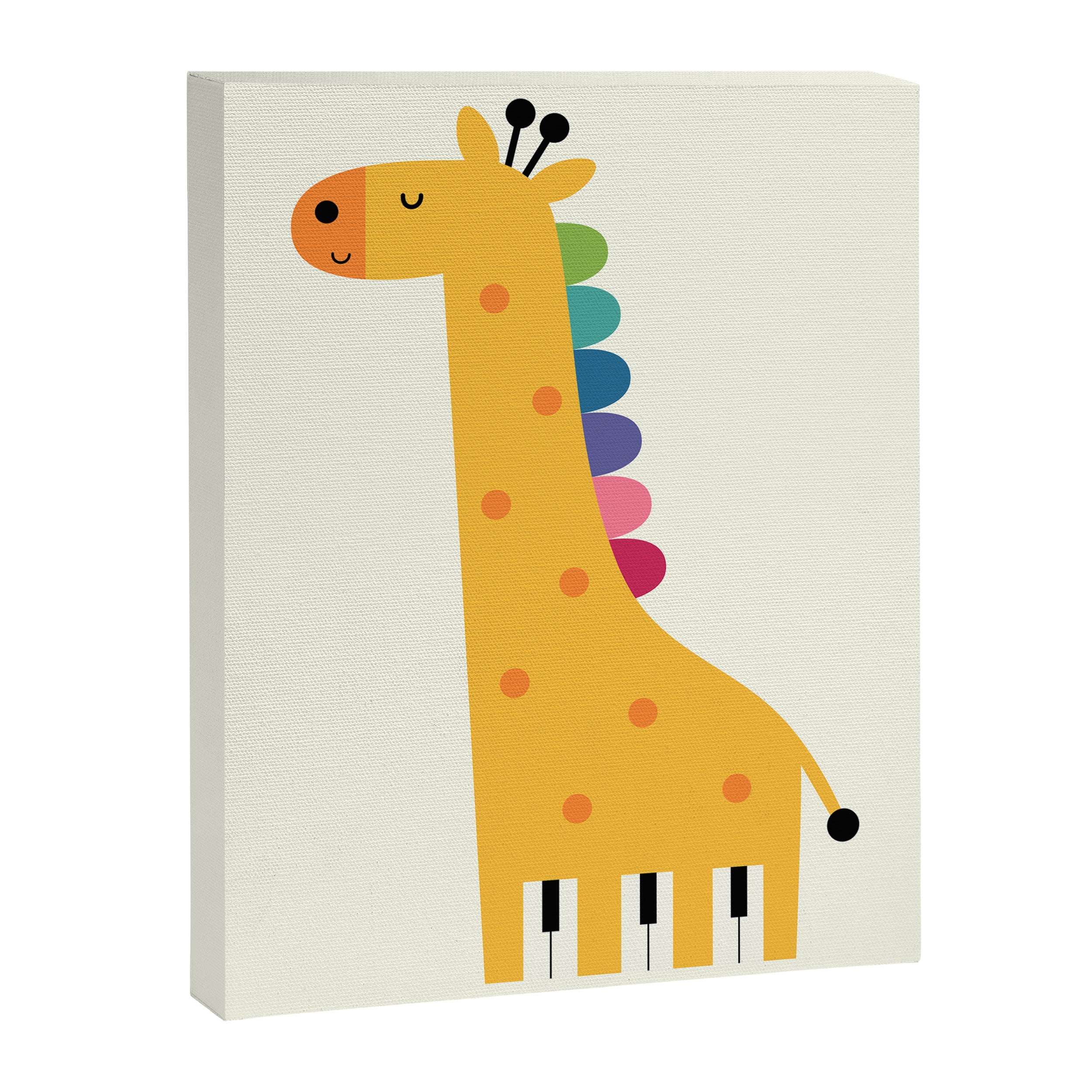 Giraffe Piano Canvas Print Gallery Image 6