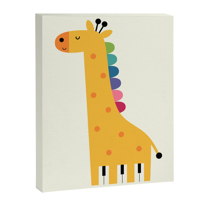 Giraffe Piano Canvas Print Gallery Image 1
