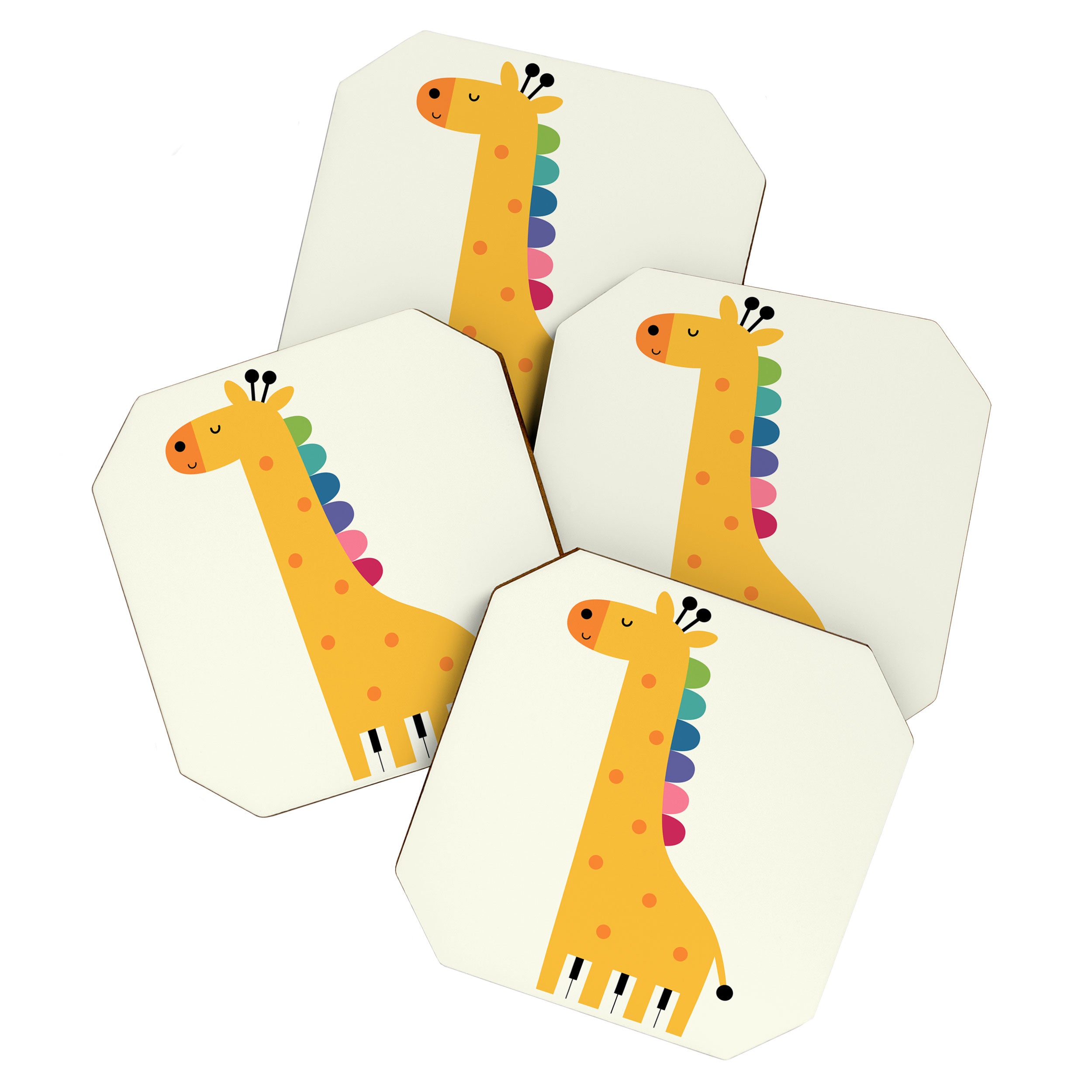 Giraffe Piano Coaster Gallery Image 1