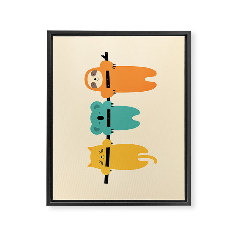 Hang In There Framed Canvas Print Gallery Image 6