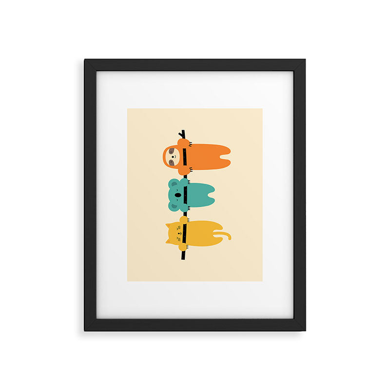 Hang In There Framed Art Print Gallery Image 5