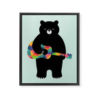 Happy Song Framed Canvas Print Gallery Image 6