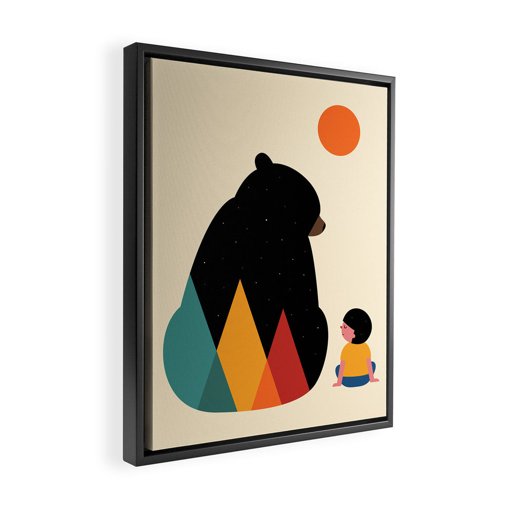Heart To Heart Framed Canvas Print Gallery Image 2