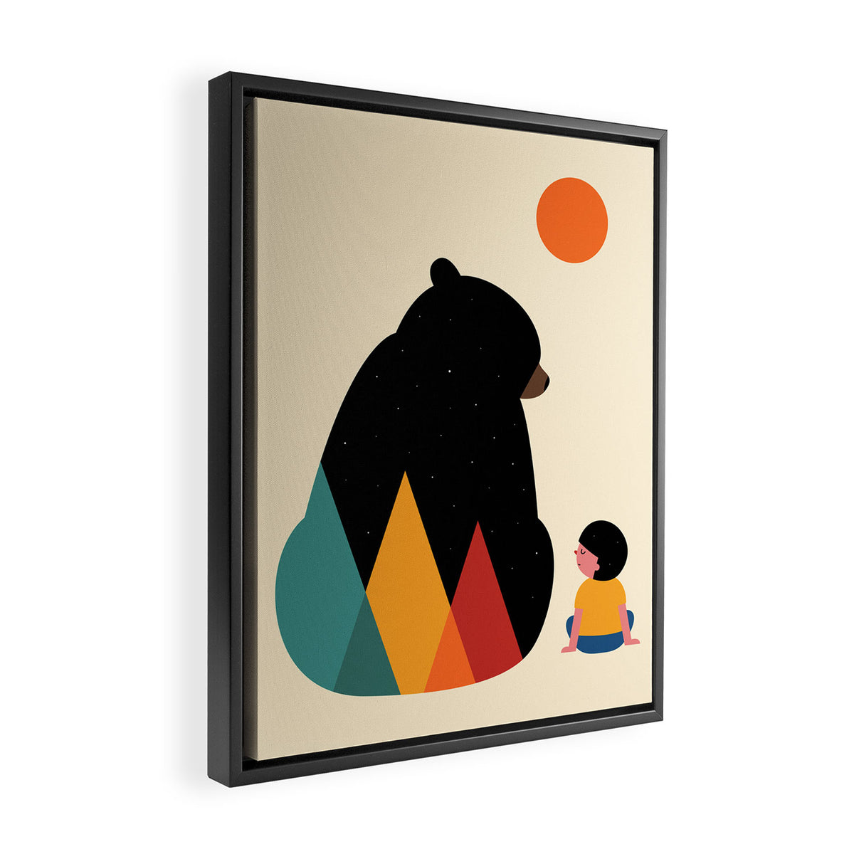 Heart To Heart Framed Canvas Print Gallery Image 2
