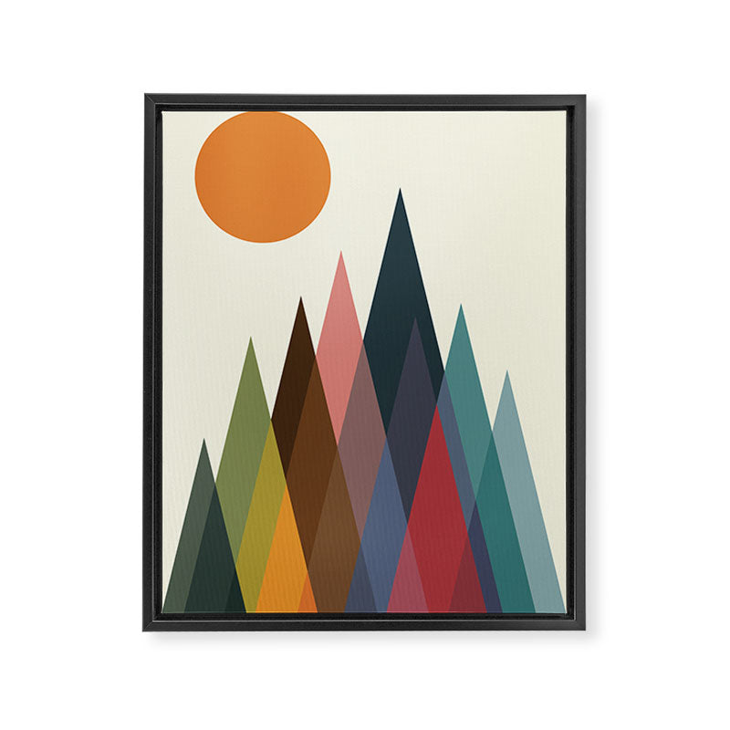 Infinity Mountain Framed Canvas Print Gallery Image 6