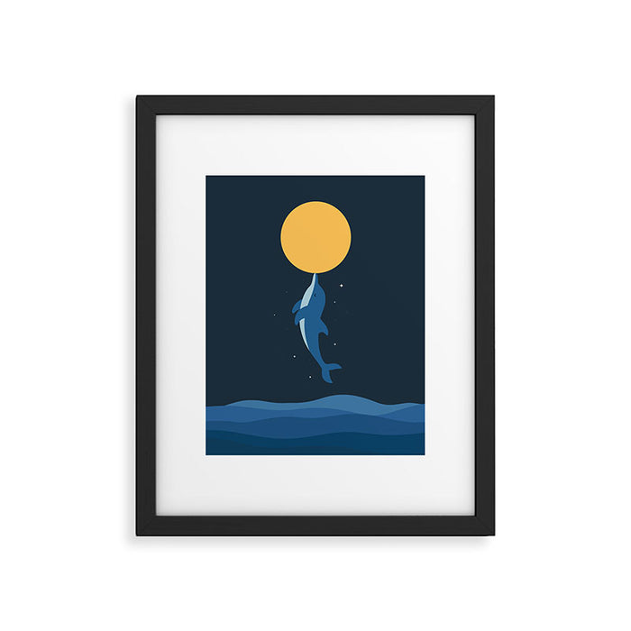 Kiss The Moon Framed Art Print Gallery Image 1