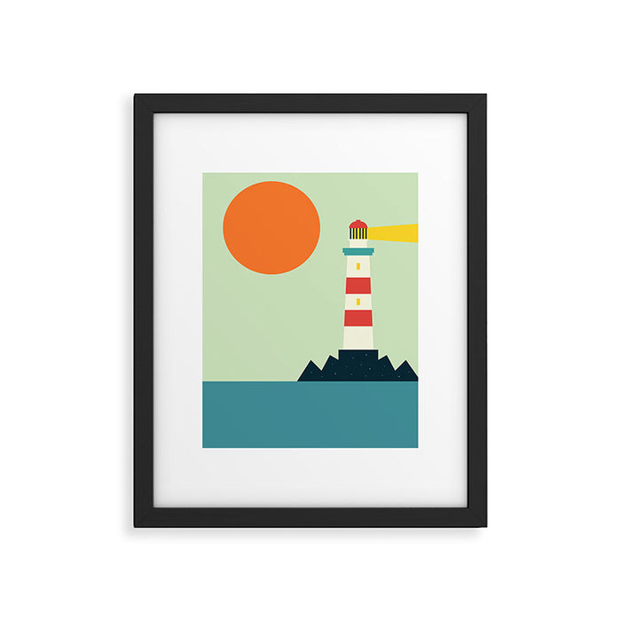 Lighthouse Framed Art Print Gallery Image 1
