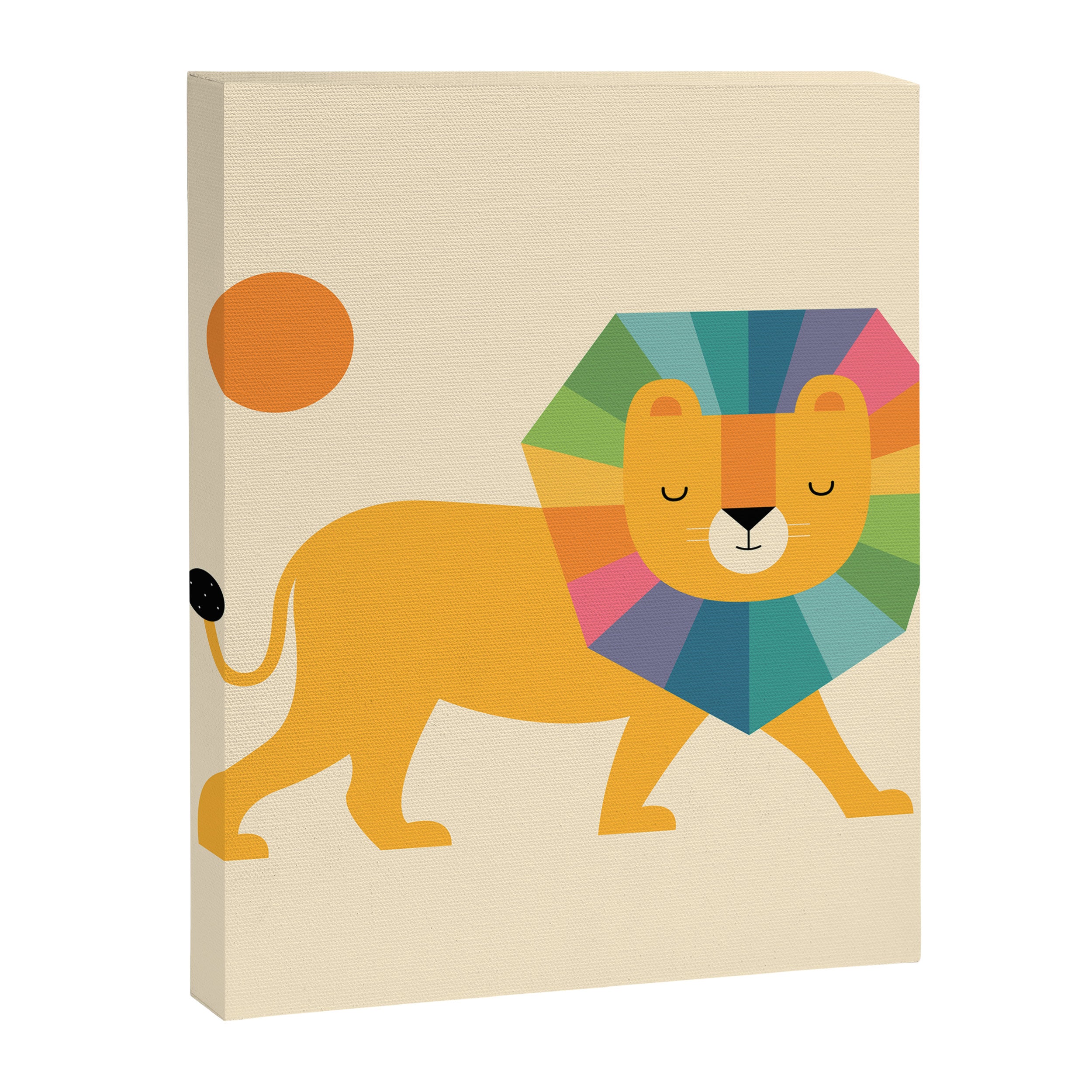 Lion Shine Canvas Print Gallery Image 6
