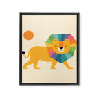 Lion Shine Framed Canvas Print Gallery Image 6