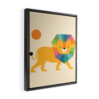 Lion Shine Framed Canvas Print Gallery Image 2