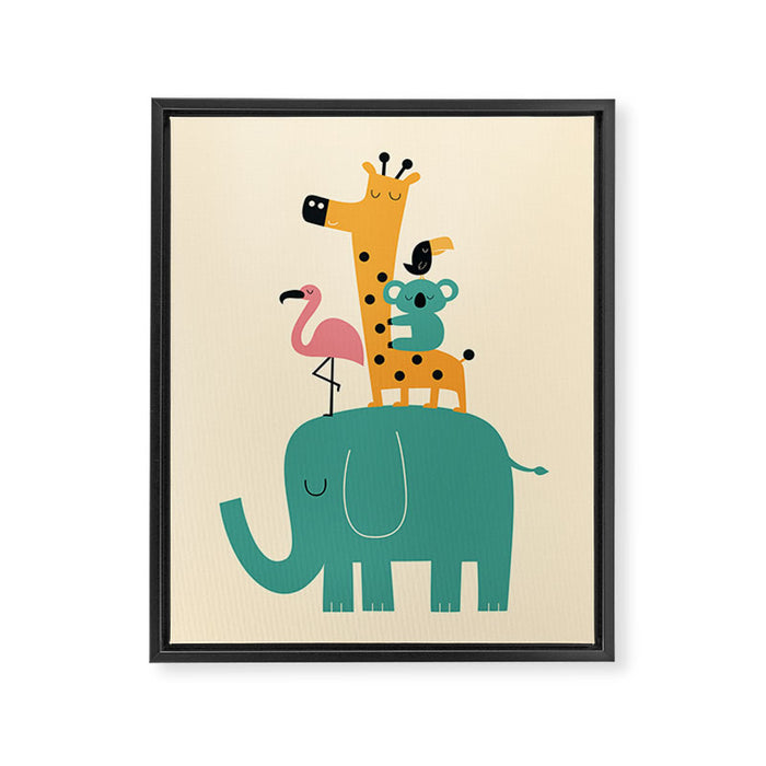 Moving on Framed Canvas Print Gallery Image 1