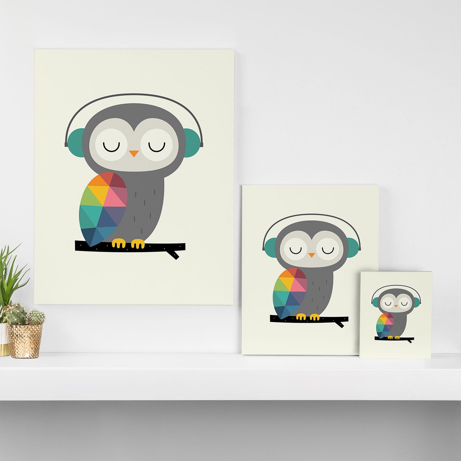 Owl Time Canvas Print Gallery Image 3